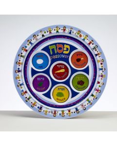 Set of 6 Rite Lite LINERS-GL Round Glass Seder Plate Liners 