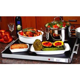 Deluxe Glass-Top Warming Tray Choose Size - Warming Tray 12x20 Large