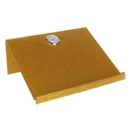 Acrylic Gold Glitter Book Holder With Clock