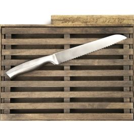 Hardwood Challa Board W/ Crumb Catcher & Knife