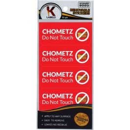Pesach Removable Stickers 10pk. - Chometz