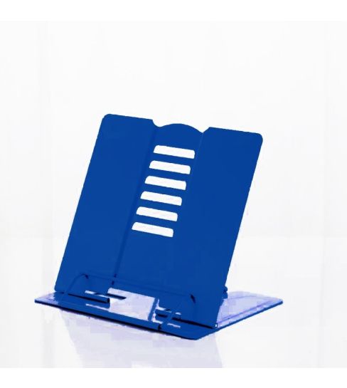 Mini Metal Book Stand Blue